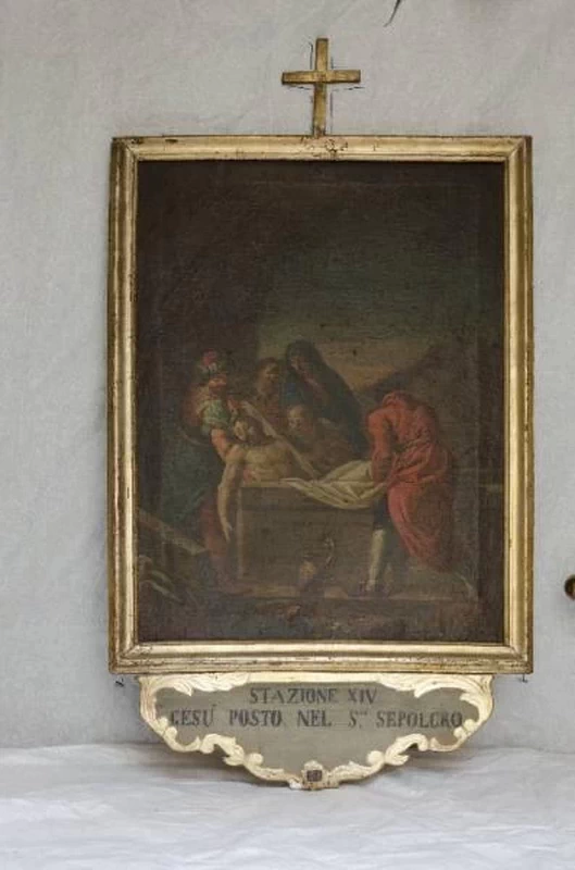 63-Via Crucis-stazione XIV-Gesù deposto nel sepolcro-Chiesa di san Carlo (BS)